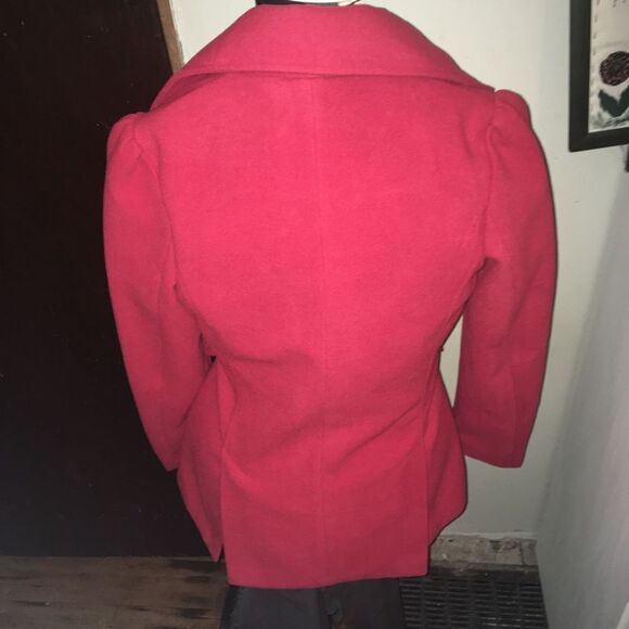 Lost red M double breasted Winter timeless peacoat - Picture 3 of 5